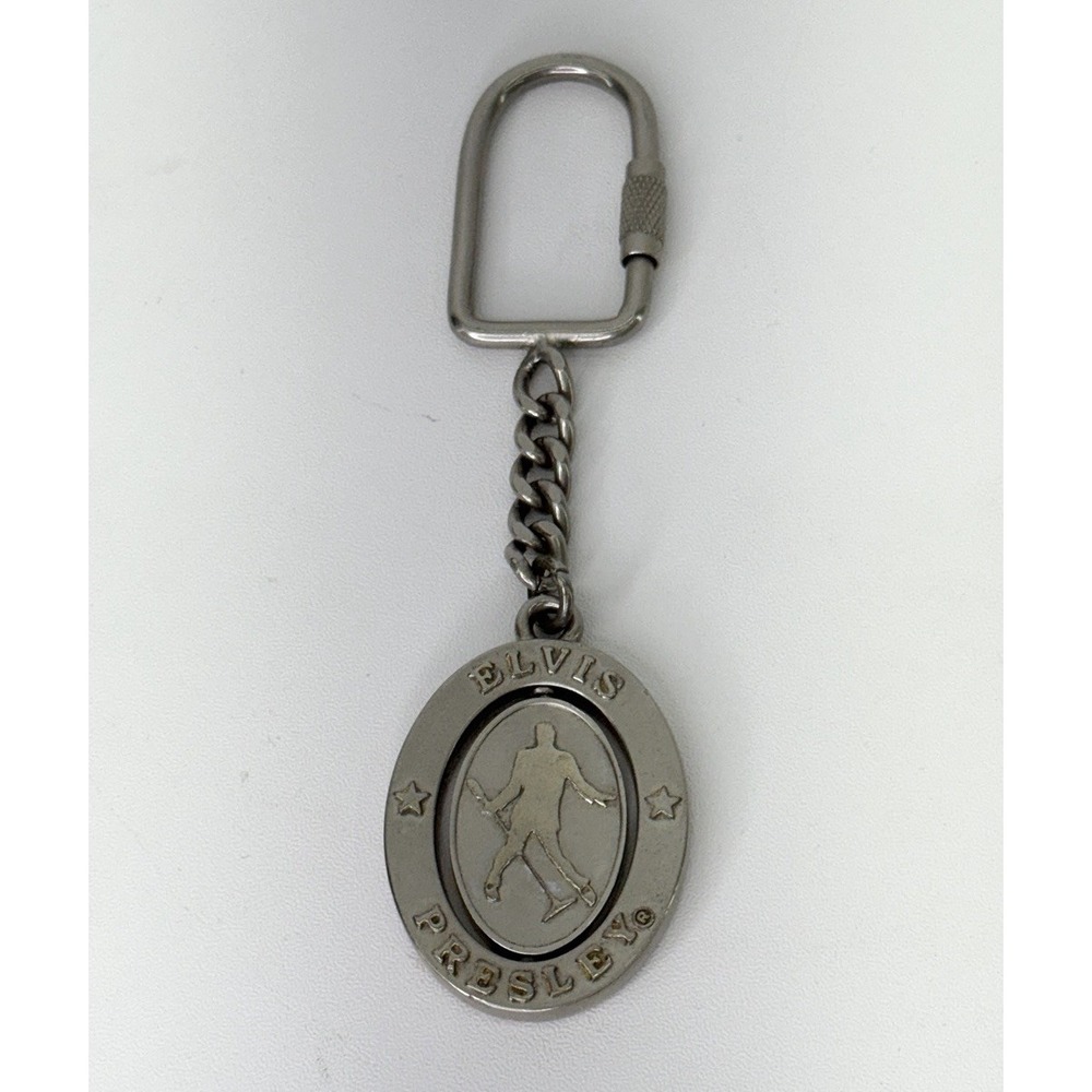 Elvis Spinning Centerpiece Keychain from the Year 2000